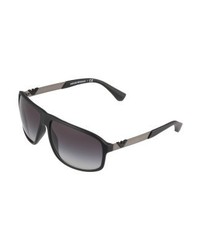 Lunettes de soleil noires Armani