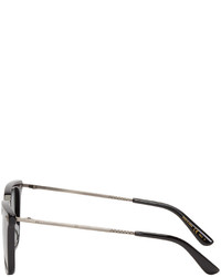 Lunettes de soleil noires Bottega Veneta