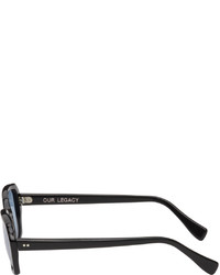 Lunettes de soleil noires Our Legacy