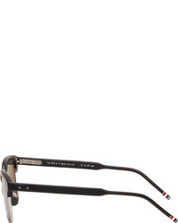 Lunettes de soleil noires Thom Browne