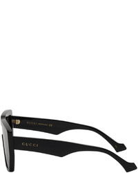 Lunettes de soleil noires Gucci