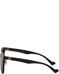 Lunettes de soleil noires Gucci