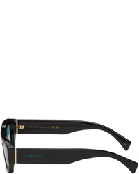 Lunettes de soleil noires Gucci