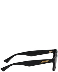 Lunettes de soleil noires Bottega Veneta