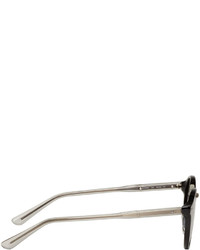 Lunettes de soleil noires Bottega Veneta