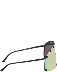 Lunettes de soleil noires Rick Owens