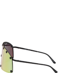 Lunettes de soleil noires Rick Owens