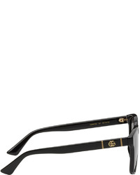 Lunettes de soleil noires Gucci