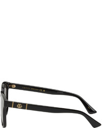 Lunettes de soleil noires Gucci