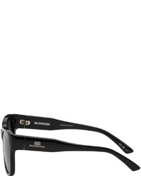 Lunettes de soleil noires Balenciaga