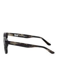 Lunettes de soleil noires Rhude