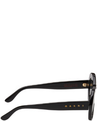 Lunettes de soleil noires Marni