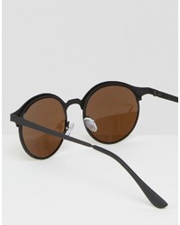 Lunettes de soleil noires Asos