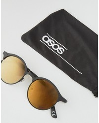 Lunettes de soleil noires Asos