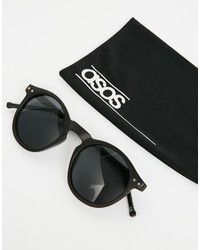 Lunettes de soleil noires Asos