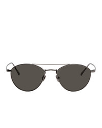 Lunettes de soleil noires Linda Farrow Luxe