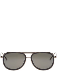 Lunettes de soleil noires Linda Farrow Luxe