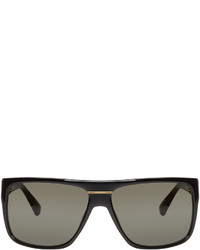 Lunettes de soleil noires Linda Farrow Luxe