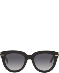 Lunettes de soleil noires Missoni