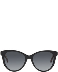 Lunettes de soleil noires Missoni