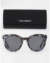 Lunettes de soleil noires Dolce & Gabbana