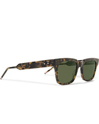 Lunettes de soleil olive Thom Browne