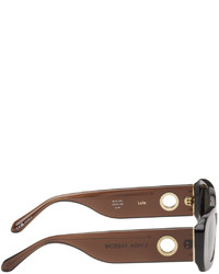 Lunettes de soleil olive Linda Farrow