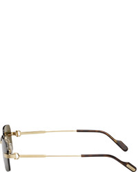 Lunettes de soleil olive Cartier