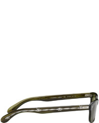 Lunettes de soleil olive Oliver Peoples