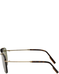 Lunettes de soleil olive Zegna