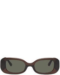 Lunettes de soleil olive Linda Farrow