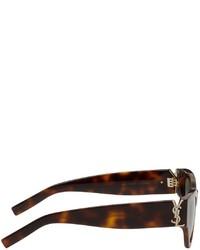 Lunettes de soleil olive Saint Laurent