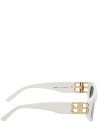 Lunettes de soleil olive Balenciaga