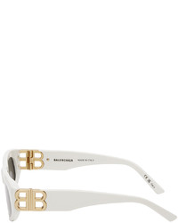 Lunettes de soleil olive Balenciaga