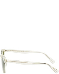 Lunettes de soleil olive Oliver Peoples