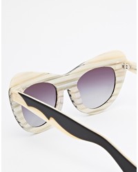 Lunettes de soleil pourpres Asos