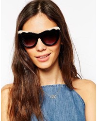 Lunettes de soleil pourpres Asos