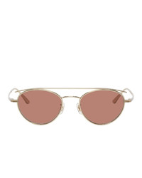 Lunettes de soleil roses Oliver Peoples The Row