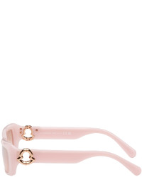 Lunettes de soleil roses Moncler