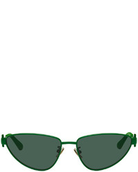 Lunettes de soleil vert foncé Bottega Veneta