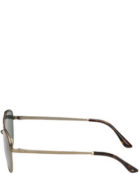 Lunettes de soleil vert foncé Giorgio Armani