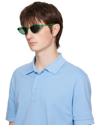 Lunettes de soleil vert foncé Bottega Veneta