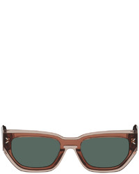 Lunettes de soleil vert foncé McQ