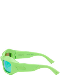 Lunettes de soleil vert menthe Bottega Veneta