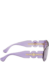 Lunettes de soleil violet clair Versace