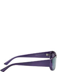 Lunettes de soleil violet clair Balenciaga