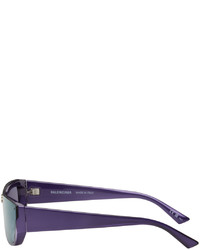 Lunettes de soleil violet clair Balenciaga