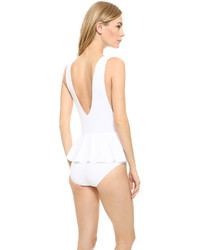 Maillot de bain une pièce blanc