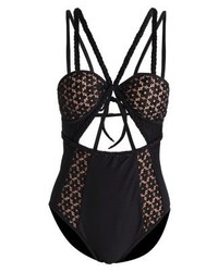Maillot de bain une pièce noir For Love & Lemons