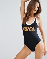 Maillot de bain une pièce noir RVCA